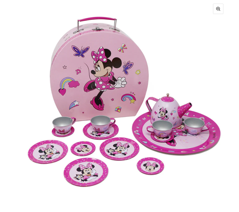Minnie Mouse 15 Piece Tin Tea Set