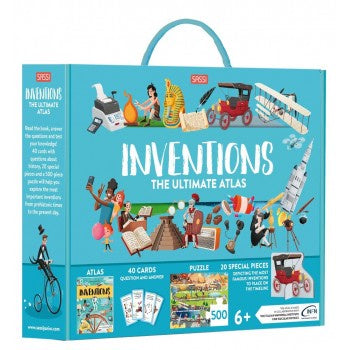 Ultimate Atlas Puzzle Book and Game - Inventions