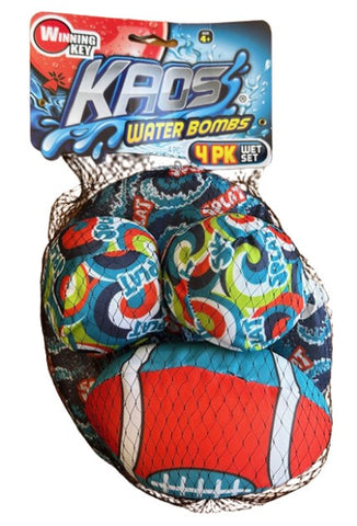 Kaos 4 piece Water Bomb Set