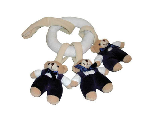 Three Bears in Ring Plush Toy