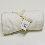 Mini & Me Heirloom Baby Blanket Ivory