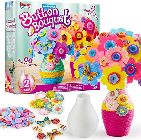 Klever Kits Flower Craft Set for Kids
