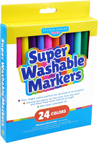 Super Washable Markers 24pk