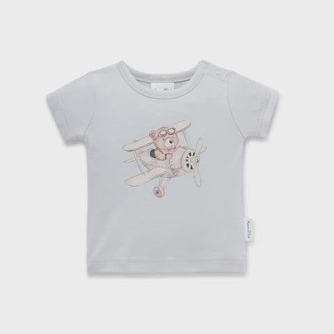 Zoom Flying Oli Bear Print Tee