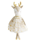 Alimrose Angelica Reindeer Doll Gold