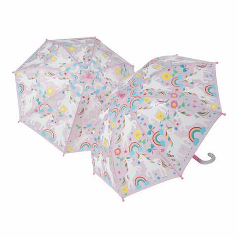 Colour Changing Umbrella – Rainbow Unicorn