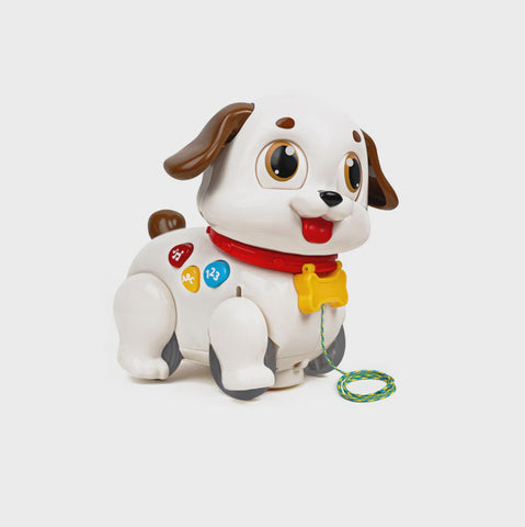 Hola Crawl & Pull Along Learning Puppy