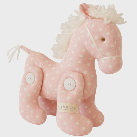 Alimrose Jointed Pony Pink White Spot