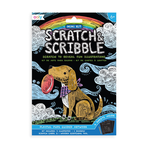 Scratch & Scribble Mini – Playful Pups