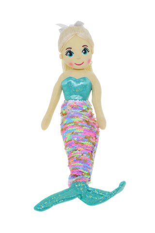 Mermaid Doll 45cm Alice Teal Rainbow