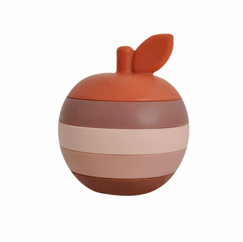 Silicone Stacking Toy - Apple