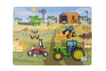 Aussie Farm Vehicles Jigsaw Puzzle 24pc