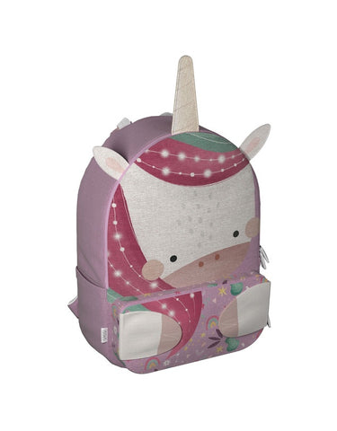 A4 Junior Cotton Backpack Sparkly The Unicorn