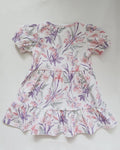 Maman Cotton Jersey Tiered Dress Ava Floral Botanical Print