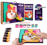 Fox Coloring with Clay Set