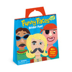 Funny Faces Reusable Sticker Tote