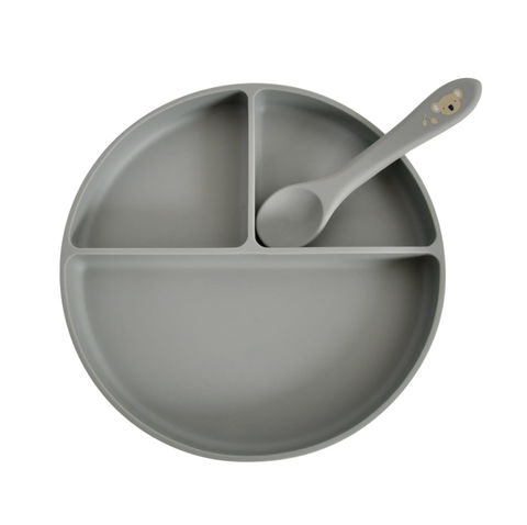 Silicone Plate & Spoon Set - Koala
