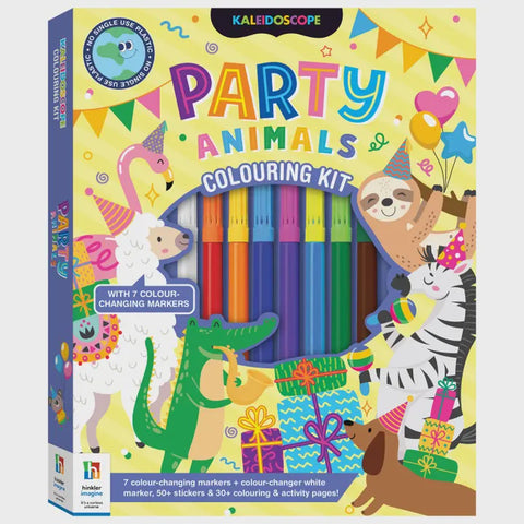 Party Animals Colouring Kit