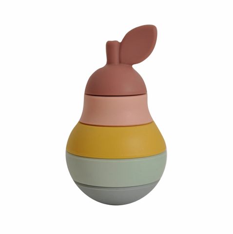Silicone Stacking Toy - Pear