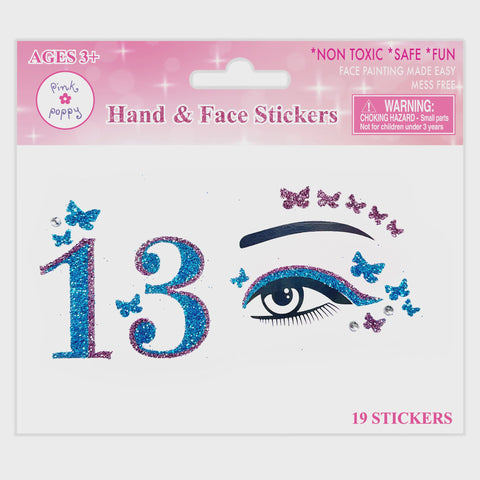 Romantics Thirteen Hand and Face Sticker