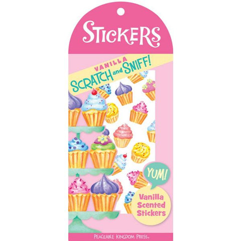 Stickers Scratch & Sniff Vanilla Cupcakes