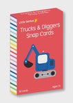 Little Genius Snap Cards - Trucks & Diggers