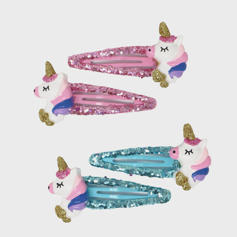 Unicorn Hair Clips
