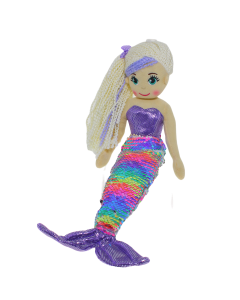 45cm Violet Purple Rainbow Mermaid
