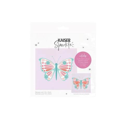Sparkle Kids Kits Butterfly with Wooden Frame