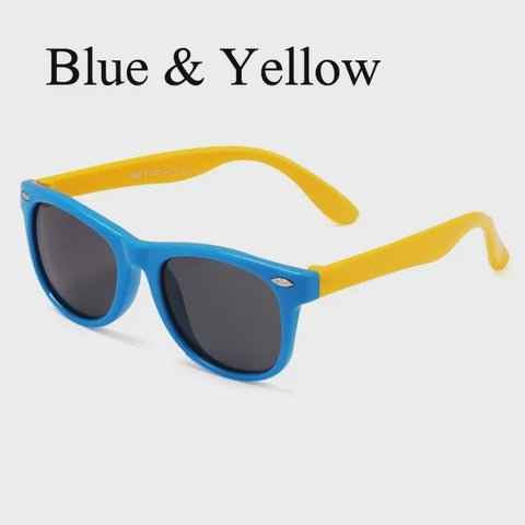 Sunglasses Flexible Polarized - Blue Yellow
