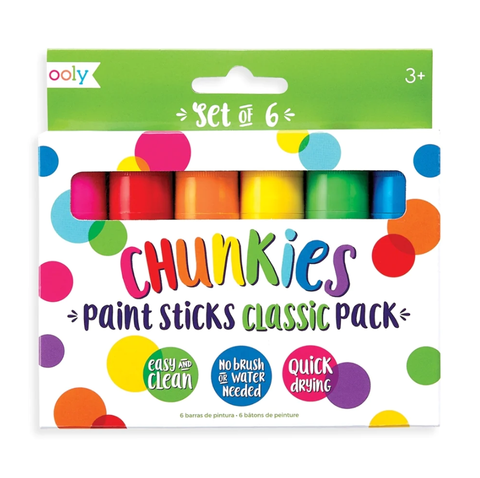 Chunkies Classic Paint Sticks - 6 pck