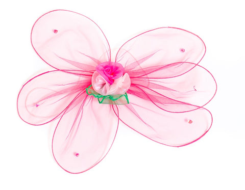 Flower Fairy Wings - Hot Pink