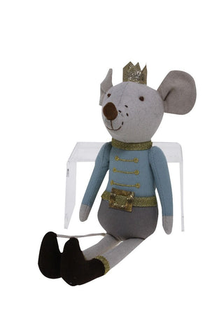 Mouse with Crown Plush 35cm