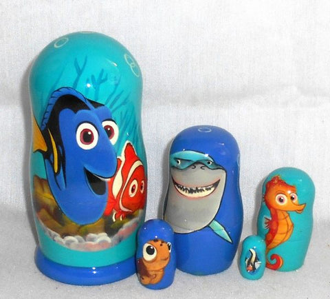 Babushka Finding Nemo 5 Set Small
