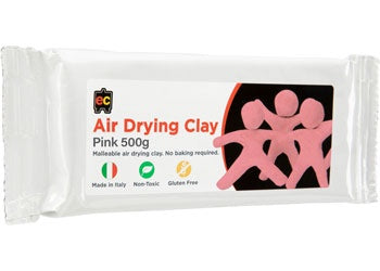 Air Drying Clay Pink 500g