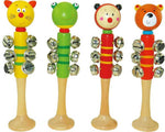 Wooden Animal Bell Stick