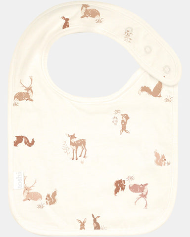Toshi Baby Bib Enchanted Forest Feather