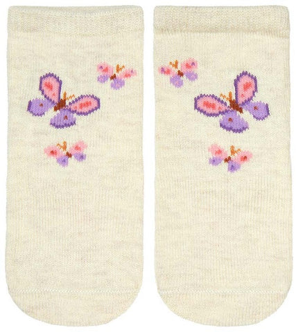 Organic Ankle Socks - Butterfly Bliss