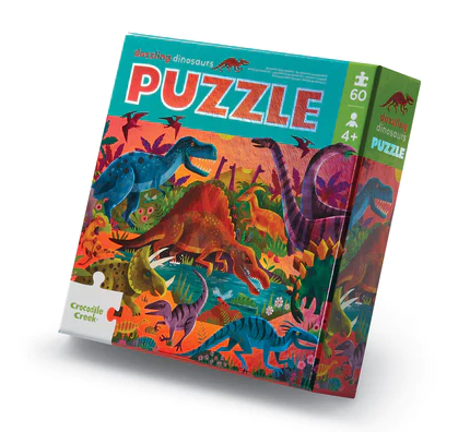 Dazzling Dinos Foil Puzzle 60pc
