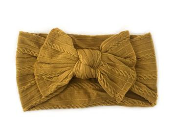 Sister Bows Headband - Knotted