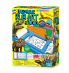 4M Dinosaur Rub Art Studio