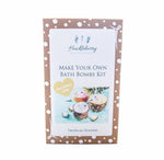 Huckleberry Make Your Own Bath Bomb Kit With Gold Leaf Raspberry Vanilla