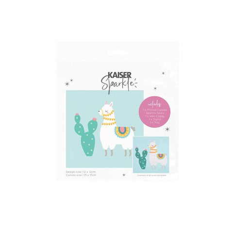 Sparkle Kids Kits Llama with Wooden Frame
