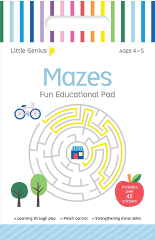 Mazes Fun Educational Pad
