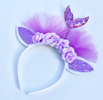 Sweet As Sugar Mermaid Headband Purple