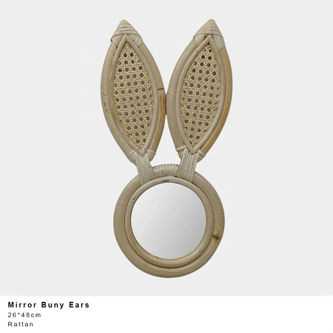 ColCam Wooden Bunny Ears Mirror