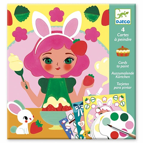 Snack Time Paint Cards