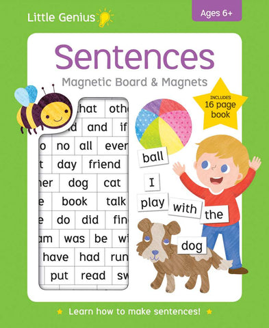 Little Genius Magnetic Board & Magnets Sentences