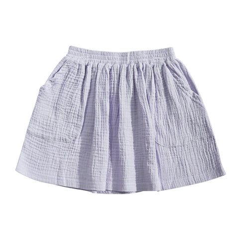 Woven Pocket Skirt Lavender
